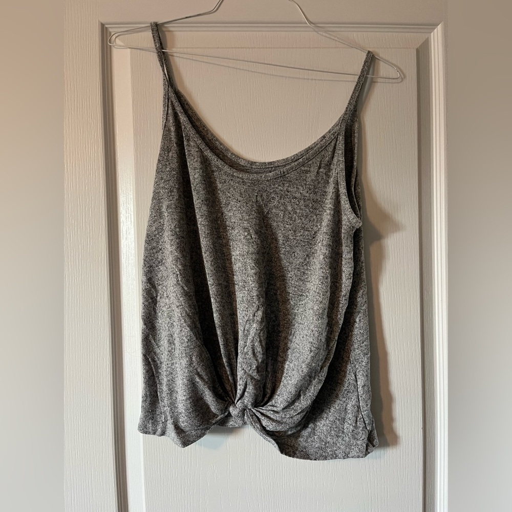 SO Women's Gray Knotted Camisole